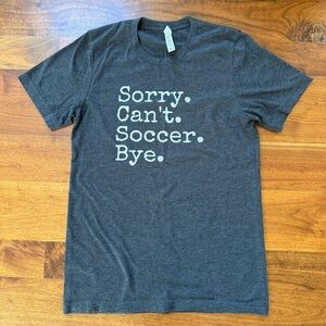 Women’s Novelty Soccer Mom Tee Shirt Size Small